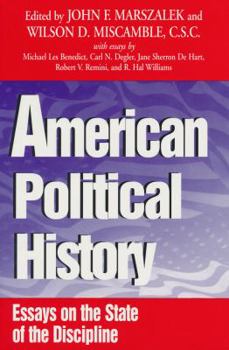 Paperback American Political History: Essays on State of Discipline Book
