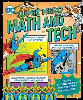 Paperback DC Super Hero Math and Tech Book