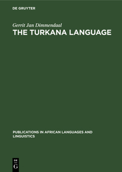Hardcover The Turkana Language [German] Book