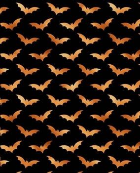 Notebook: Halloween Bat Notebook|7.5 x 9.25|110 Pages|Wide-Ruled| Perfect Gift for Halloween, Thanksgiving or Fall Party| Use for Notes, Ideas, School, To-Do-List,Creative Ideas