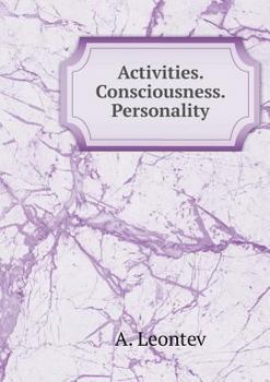 Paperback Activities. Consciousness. personality [Russian] Book