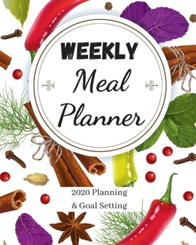 Paperback Weekly Meal Planner: Food Planner Journal - Weekly And Daily Meal Prep Planning - Diet Planner for weight Loss And Diet Plans - Inspiration Book