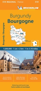 Loose Leaf France: Burgundy Map 519 Book