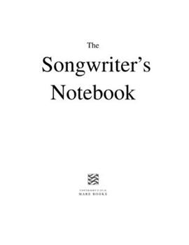 Paperback The Songwriter's Notebook Book