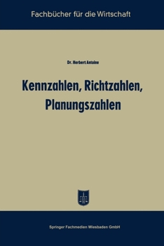Paperback Kennzahlen, Richtzahlen, Planungszahlen [German] Book