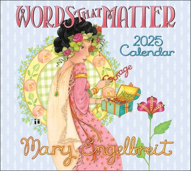 Calendar Mary Engelbreit's Words That Matter 2025 Deluxe Wall Calendar Book