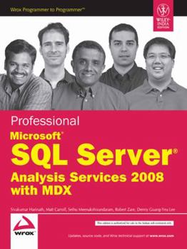 Paperback Professional Microsoft Sql Server Analysis Services 2008 With Mdx Book