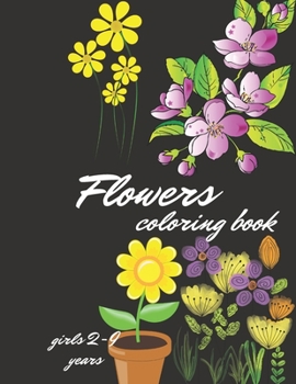 Paperback Flowers coloring book: empty Flowers images for coloring Book