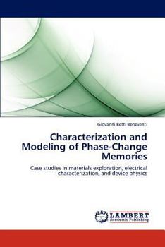Paperback Characterization and Modeling of Phase-Change Memories Book