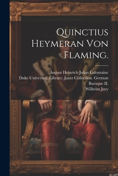 Paperback Quinctius Heymeran von Flaming. [German] Book