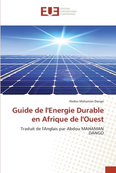 Paperback Guide de l'Energie Durable en Afrique de l'Ouest [French] Book