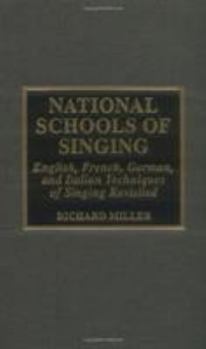 Hardcover National Schools of Singing Book