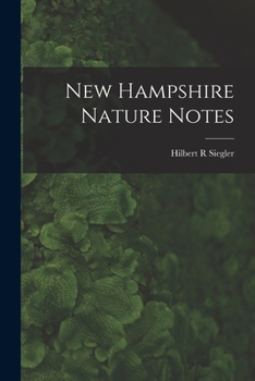 Paperback New Hampshire Nature Notes Book