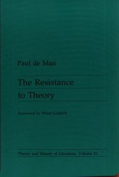 Paperback Resistance to Theory: Volume 33 Book