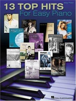 Paperback 13 Top Hits for Easy Piano Book