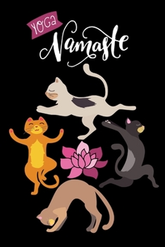 Namaste: Cute Yoga Dog, Funny Gifts For Yoga Instructors, Appreciation Gifts For Friends, Small Lined Diary