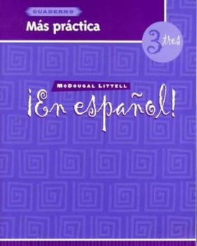 Paperback En Espanol!: Mas practica : Level 3 (Spanish Edition) [Spanish] Book