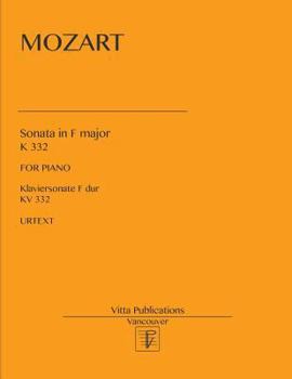 Paperback Sonata in F major: K 332. Urtext Book