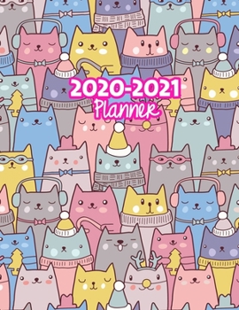 2020-2021 Planner: Two Year Calendar Organizer and Goal Journal | January 2020 - December 2021 Daily, Weekly and Monthly Planner Book with Back Sticker Expression Wall for 2 Years | Design Code 789908