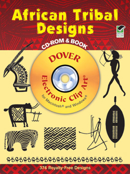 Paperback African Tribal Designs [With CDROM] Book