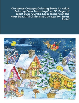 Christmas Cottages Coloring Book