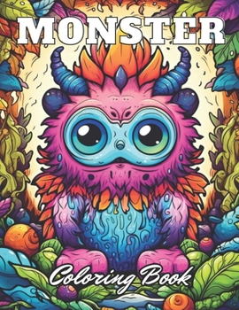 Paperback Monster Coloring Book for Adults: High Quality +100 Adorable Designs Book