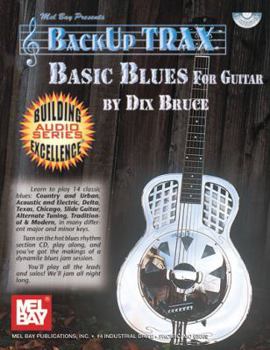 Paperback Backup Trax: Basic Blues for Guitar Book