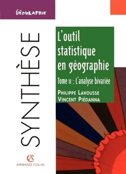 Paperback L'outil statistique en géographie [French] Book