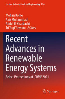Paperback Recent Advances in Renewable Energy Systems: Select Proceedings of Icome 2021 Book