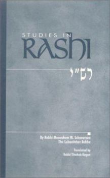 Hardcover Studies in Rashi: A Chasidic Discourse by Rabbi Menachem M. Schneerson of Chabad-Lubavitch Book