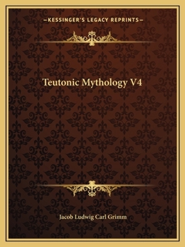 Paperback Teutonic Mythology V4 Book