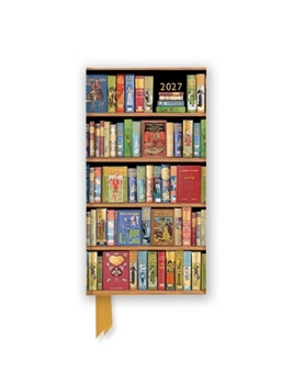 Misc. Bodleian Libraries: Bookshelves 2027 Luxury Slimline Pocket Diary Planner - Week to View Book