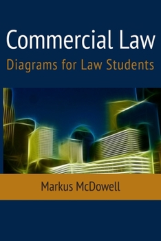 Paperback Commercial Law: Diagrams for Law Students Book