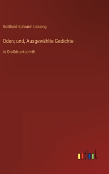 Hardcover Oden; und, Ausgewählte Gedichte: in Großdruckschrift [German] Book