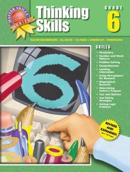 Paperback Thinking Skills, Grade 6 (Master Skills) Book