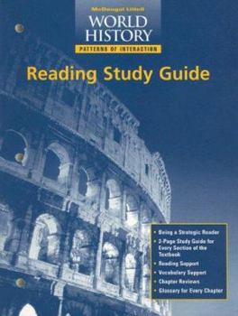 Paperback World History Reading Study Guide: Patterns of Interaction Book