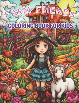 Paperback Farm Freinds Coloring Book for Kids Book