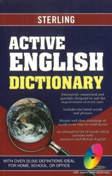 Paperback Sterling Active English Dictionary Book