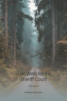 Paperback Style Writs for the Sheriff Court Book
