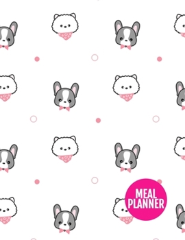 Meal Planner : Pretty Track and Plan Your Meals Weekly - 52 Week Food Planner - Diary - Log - Journal - Calendar - Meal Prep and Planning Grocery List - Large 8. 5 X 11 Inch - 110 Pages - AXL 0009126