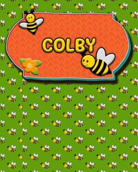 Paperback Handwriting Practice 120 Page Honey Bee Book Colby: Primary Grades Handwriting Book K-2 Book