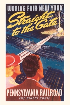 Paperback Vintage Journal Travel Poster for World's Fair Book