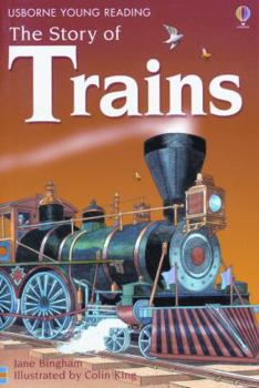 Paperback The Story of Trains Book