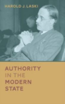 Hardcover Authority in the Modern State Book