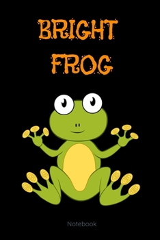 Bright Frog Composition Notebook: College Ruled Notebook | Lined Journal |School supplies Book Notes|  back to school  Gift Kids |