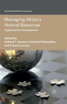Paperback Managing Africa's Natural Resources: Capacities for Development Book