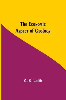 Paperback The Economic Aspect Of Geology Book