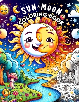 Sun & Moon Coloring Book: Where Every Page Captures the Mystical Dance of Day and Night, Inviting You to Illuminate Your World with Cosmic Creat