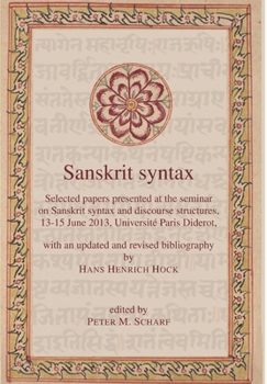 Hardcover Sanskrit syntax Book