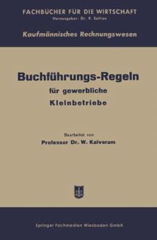 Paperback Buchführungs-Regeln Für Gewerbliche Kleinbetriebe [German] Book